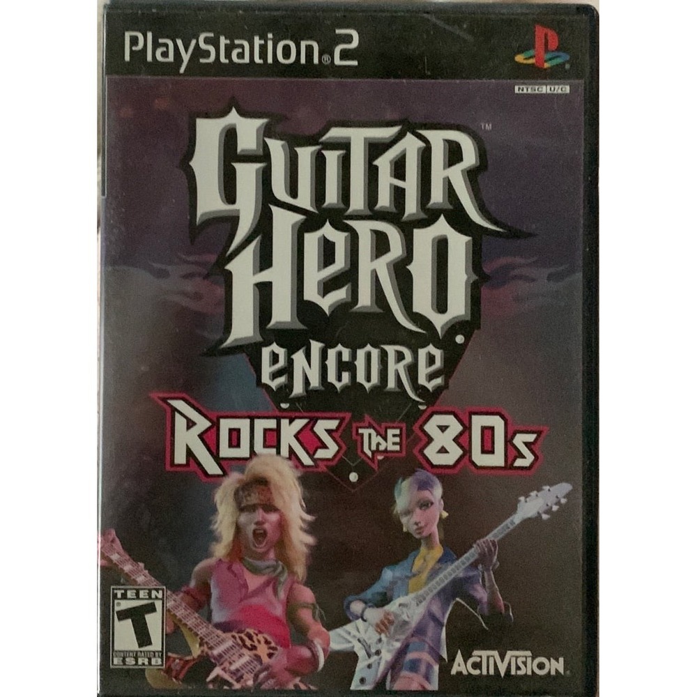 Guitar Hero Encore Rocks The 80's For‎ Playstation 2